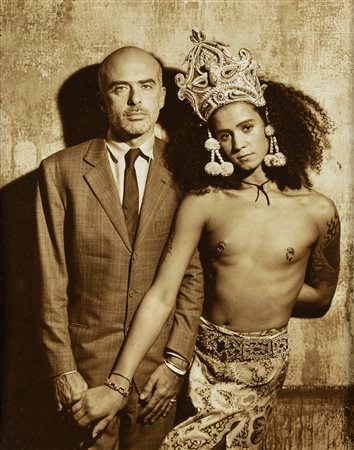 Sante D'Orazio (1956)  - Francesco Clemente, + Jaye Davidson, NYK, 1993