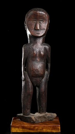 SCULTURA ANTROPOMORFA IN LEGNO 
Borneo, Dayak