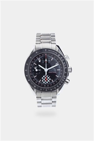 OMEGA<BR>Mod. "Speedmaster Schumacher", limited edition prodotta in 5555 pezzi, ref. 35295000, anno 2006