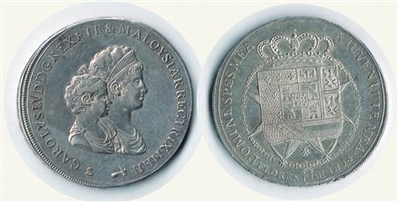 Monete di Città Italiane - FIRENZE - Carlo Ludovico Reggenza - Dena 1804.