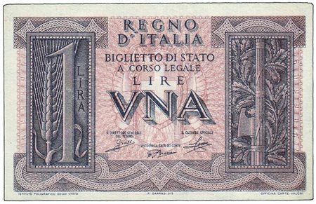 Cartamoneta - REGNO D'ITALIA - Lira "Impero" serie 001