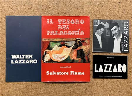 WALTER LAZZARO E SALVATORE FIUME - Lotto unico di 4 cataloghi