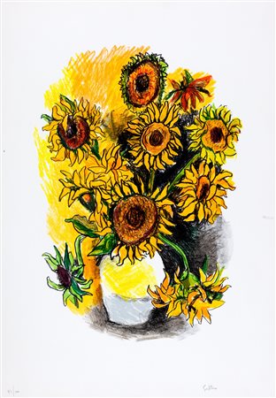 Guttuso, Renato (Bagheria 1911-Roma 1987)  - Girasoli