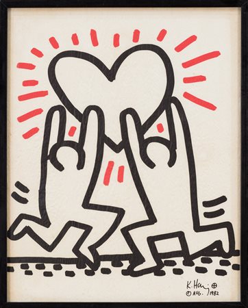 Haring, Keith (Reading 1958-New York 1990)  - Bayer Suite, 1982