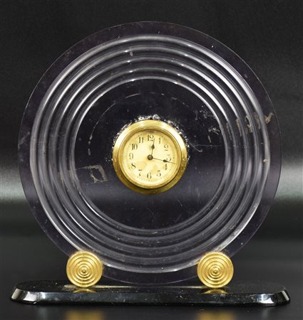 OROLOGIO DA TAVOLO orologio da tavolo marca Junghands h. 24 cm Germania,...