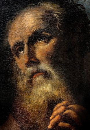 Francesco Fracanzano (attribuito a) (Monopoli 1612-Napoli 1656)  - San Francesco da Paola in preghiera