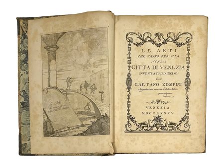 Zompini, Gaetano (Italian 1700-1778)  - Libro "Le  Arti di Venezia", 1785