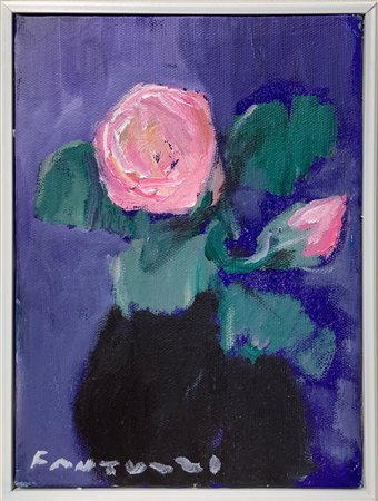 Fantuzzi, Eliano (1909-1987)  - "Senza Titolo" (rose), 1980