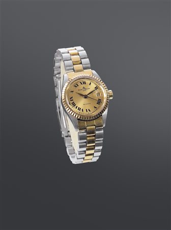 BAUME & MERCIER Modello Baumatic, anni '90 Diam. 26 Cassa e bracciale in...