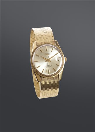 LONGINES Modello Conquest, solo tempo, anni '60 Diam. 34 Cassa in oro rosa,...