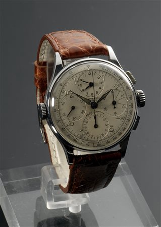 UNIVERSAL GENEVE Modello Aero Compax anni '40, particolare modello creato...