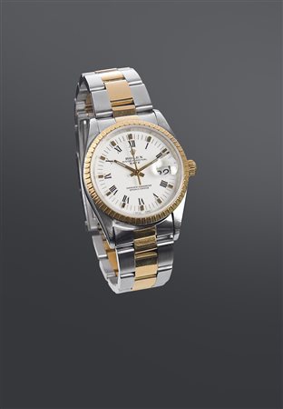 ROLEX Oyster Perpetual Date, ref. 15223, anno 1992 Diam. 34 Cassa oyster in...