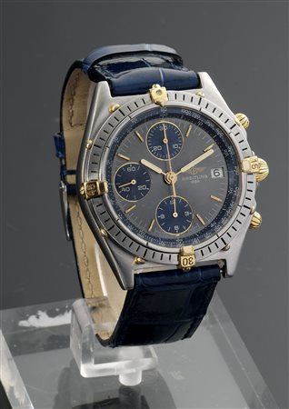 BREITLING Cronografo modello Chronomat anni '90 in acciaio e oro Diam. 40...