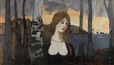 TABUSSO FRANCESCO Sesto San Giovanni (MI) 1930 "Polena" 1998 90x160 olio su...