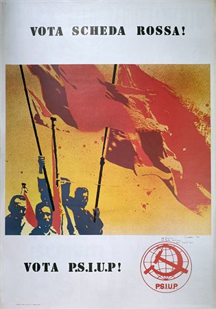 SPADARI GIANFRANCO San Marino (S. Marino) 1938 Vota scheda rossa 1970 Poster...