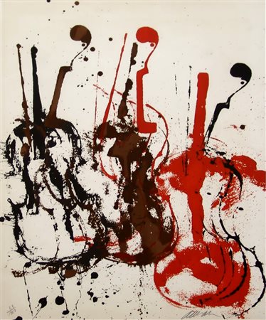 ARMAN, Les violons, 1974