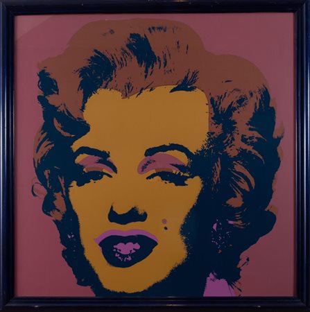 ANDY WARHOL (Pittsburgh 1928 - New York 1987) "Marilyn". Serigrafia a colori...