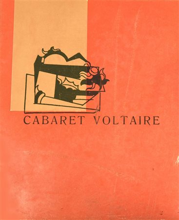 CABARET VOLTAIRE In-4, copertina cartonata rossa pinzata, cm 26,8x22 1916...
