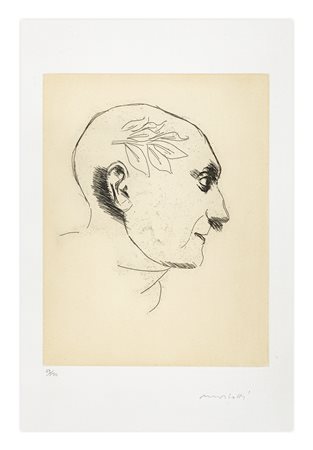 ENNIO MORLOTTI (1910-1992) - Omaggio a Picasso