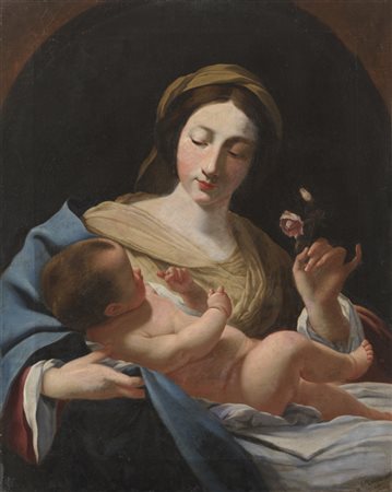 ARTISTA DEL XIX SECOLO  - Madonna con bambino. .