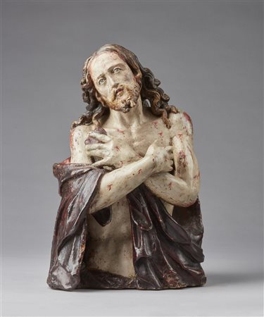  SCULTORE DELL'ITALIA MERIDIONALE DEL XVII SECOLO - Ecce Homo.