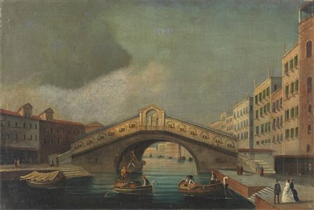 ARTISTA DEL XIX SECOLO  - Veduta di Venezia.