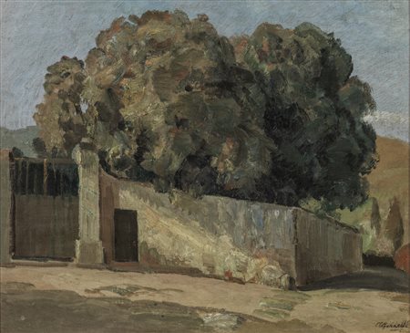 GARDELLI AUGUSTO (1886 - 1968) - Paesaggio cittadino. .