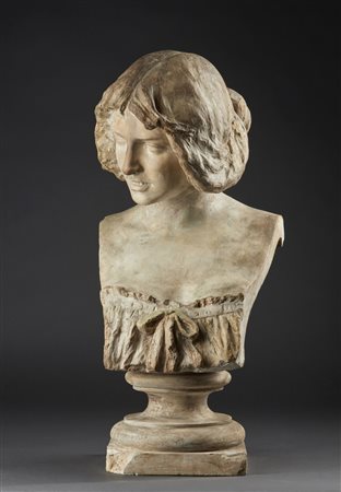 BISTOLFI LEONARDO (1859 - 1933) - Attribuito a. Busto femminile.