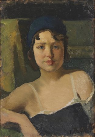 PASINETTI  ANTONIO (1863 - 1940) - Testa di bimba.