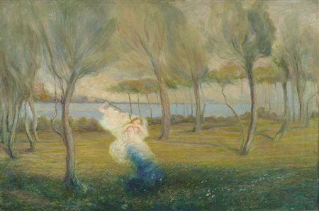 PASINETTI  ANTONIO (1863 - 1940) - Visione di pace.