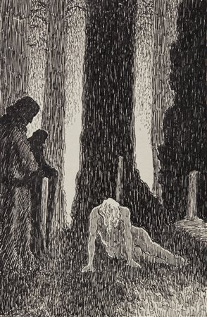 STOLTZ ERWIN (1896 - 1987) - La morte di Sigfrido.