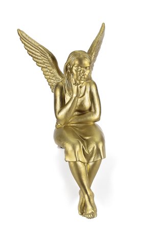 OTTMAR HORL Nauheim (Germania) 1950 Angelo d'oro, 2010 scultura in plastica...