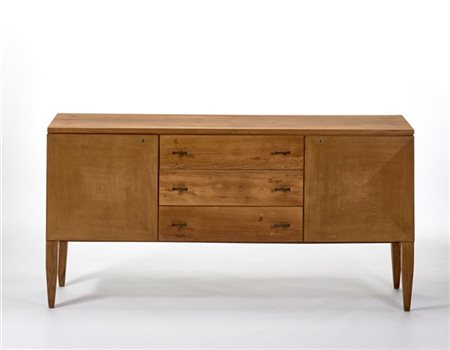 Brugnoli Mobili Sideboard a due ante laterali e tre cassetti nella parte central