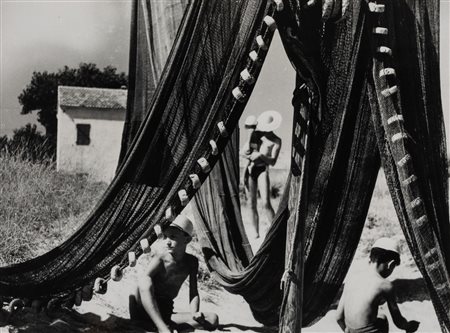 Mario Giacomelli Mare, 1957-1959 gelatin silver print cm 26,2x39 firmata e...