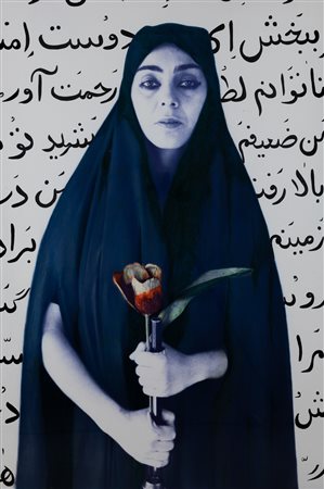 Shirin Neshat Seeking Martyrdom, 1995 stampa ai sali d'argento e inchiostro...