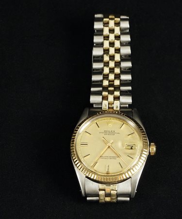 Rolex Datejust ref. 1603. Cassa a tre corpi con raro bracciale jubilee...