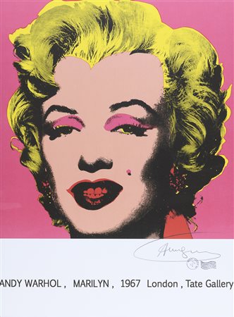 MANIFESTO MOSTRA MARILYN DI ANDY WARHOL TATE GALLERY