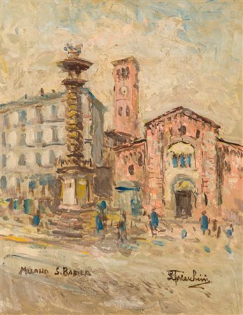 LUCIO TODESCHINI (1892-1969) - Milano S. Babila