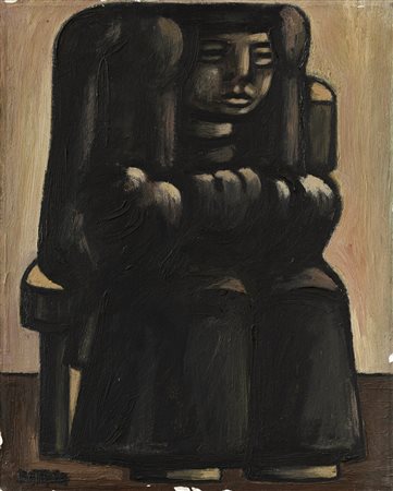 XANTE BATTAGLIA (1943) - Maternità seduta, 1965