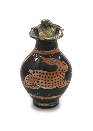 OINOCHOE MINIATURISTICA DATAZIONE: metà IV sec. a. C. MATERIA E TECNICA:...