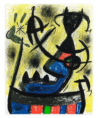 JOAN MIRÒ (1893-1983) - Circulo de piedra, 1971
