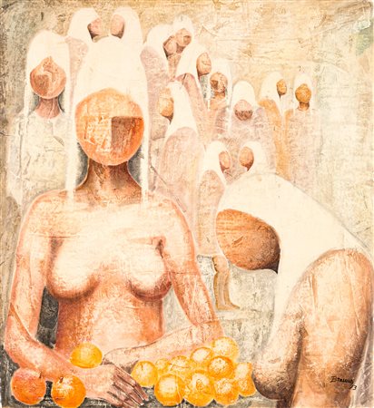 CARLO BRENNA (1935) - Mercato, 1973
