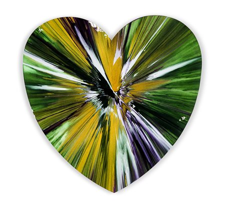 DAMIEN HIRST (1965) - Heart Spin Painting, 2009