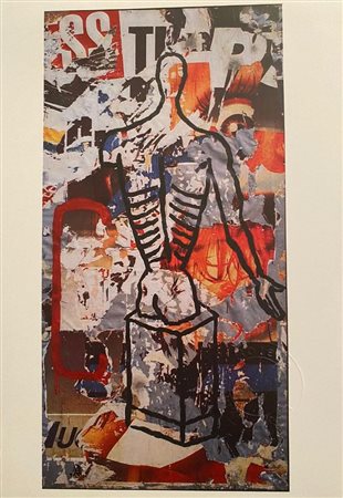 Mimmo Rotella, Omaggio a De Chirico