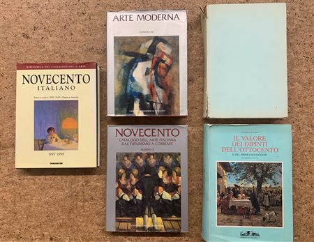 ANNUARI D'ARTE MODERNA E PITTURA DELL'800 - Lotto unico di 5 cataloghi