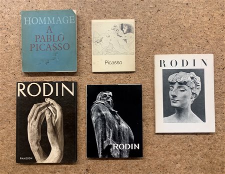 PABLO PICASSO E AUGUSTE RODIN - Lotto unico di 5 cataloghi