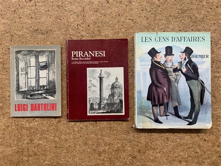 MAESTRI INCISORI (BARTOLINI, PIRANESI E DAUMIER) - Lotto unico di 3 cataloghi