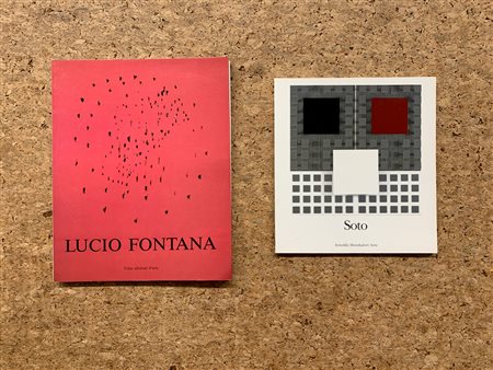 LUCIO FONTANA E JESUS SOTO - Lotto unico di 2 cataloghi