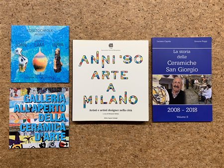 ARTE A MILANO E CERAMICA D'ARTE - Lotto unico di 4 cataloghi