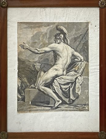 Gerard, Van Der Gucht (1696-1776)  - Dio Marte  260x202 mm, 